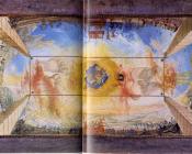 萨尔瓦多 达利 : 达利剧院博物馆的天花板素描